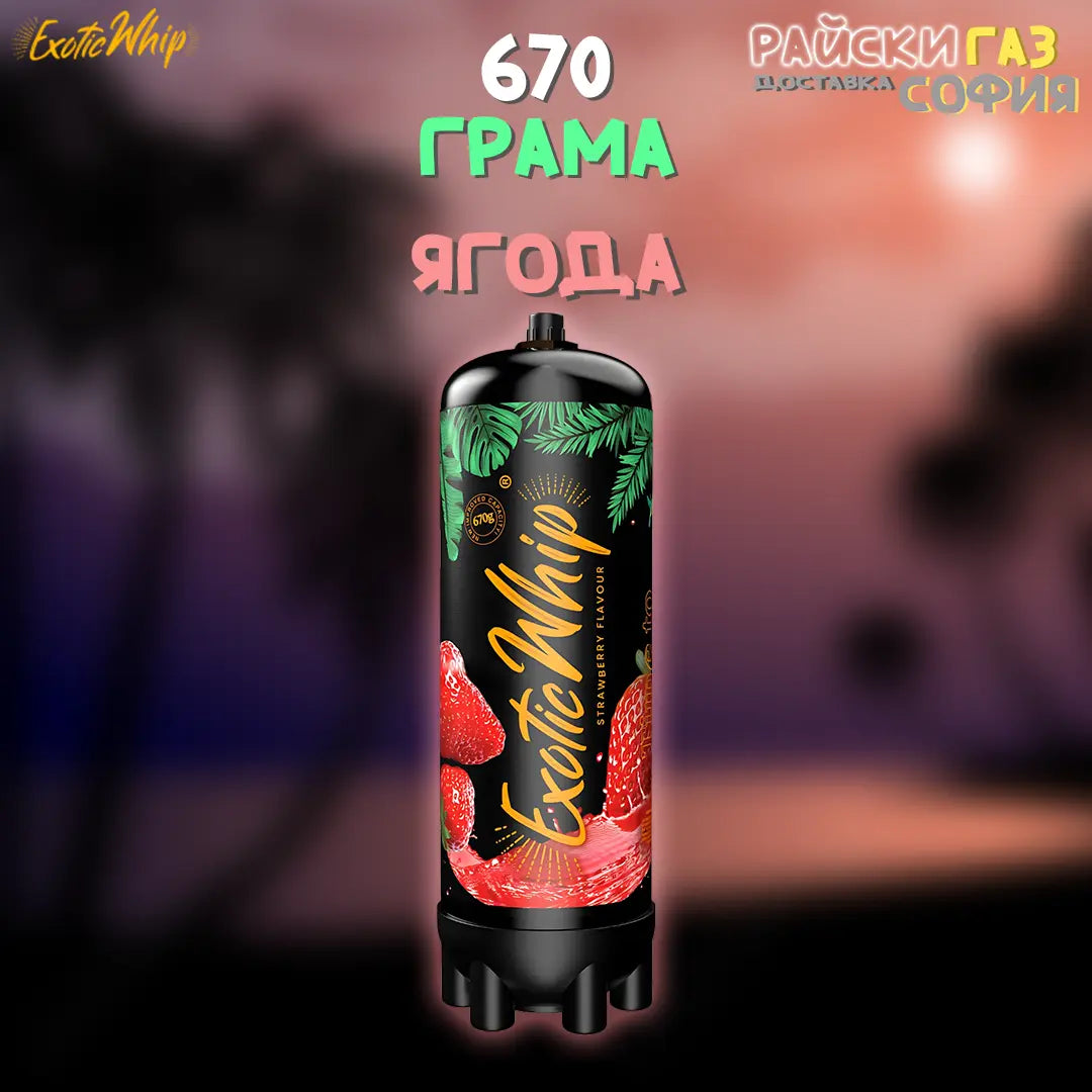 Райски Газ Exotic Whip 670G | 24/7 Доставка за София